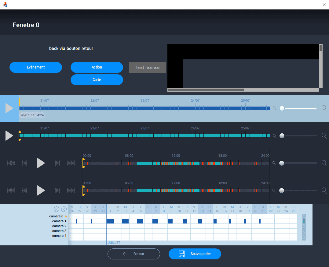 Fenêtre de démonstration pour utiliser l'UI officielle du Prynvision®