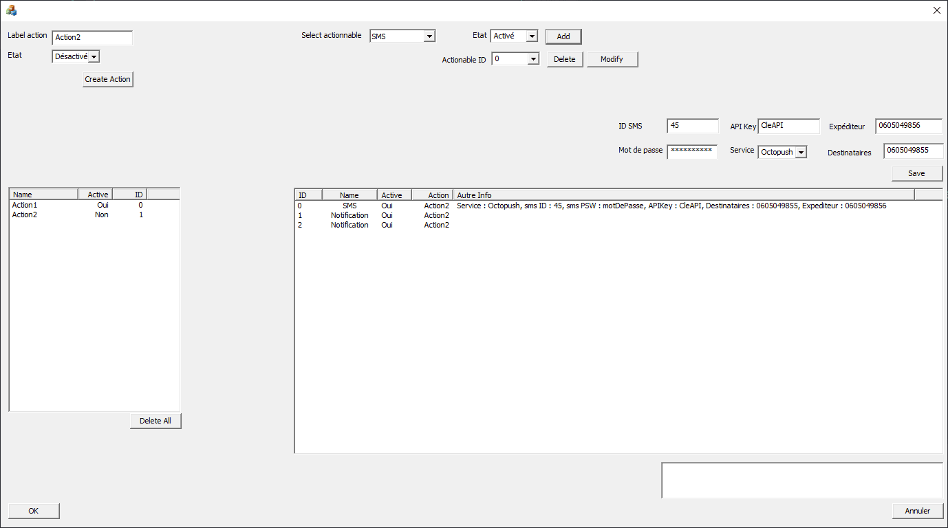 Première version de l'interface en purMFC